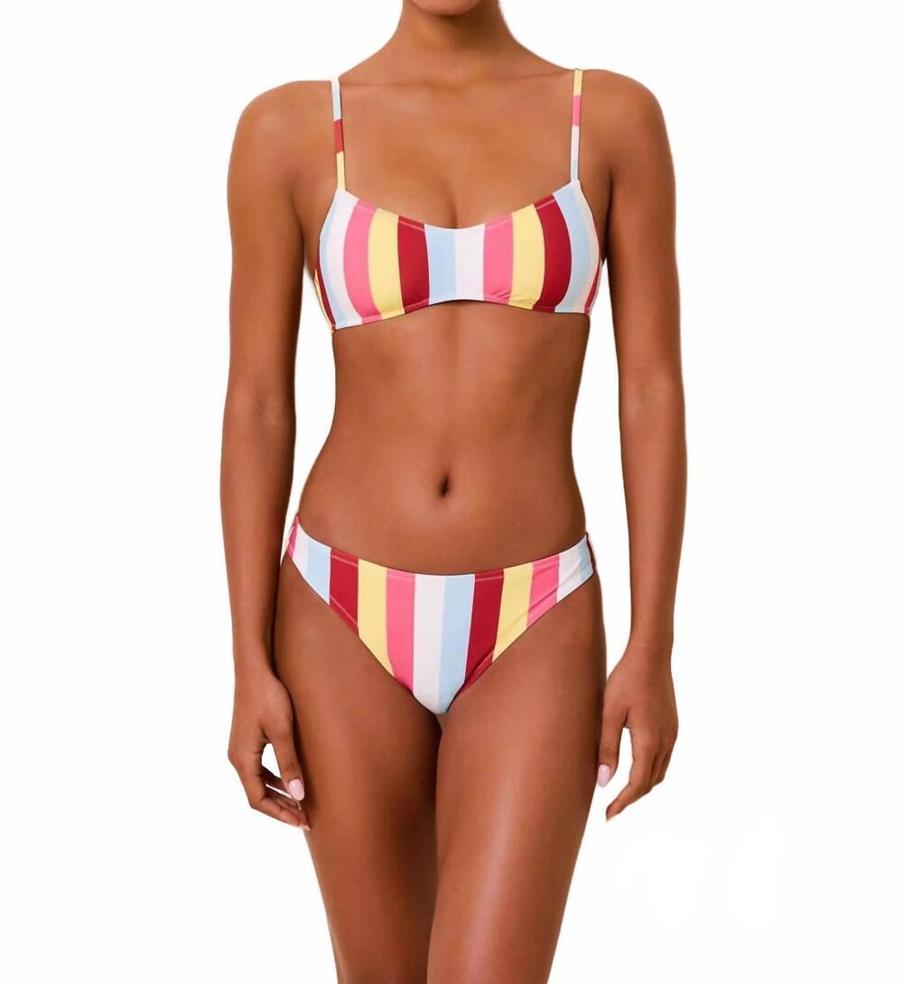 NEW SOLID & STRIPED rachel bikini bottom in symi stripe
